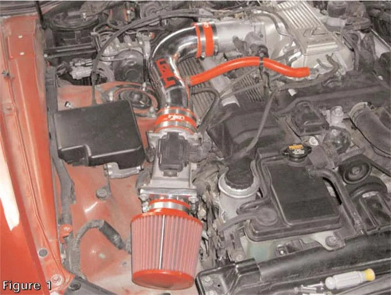 Injen 92-95 SC400 w/ Heat Shield Polished Short Ram Intake - Installation View