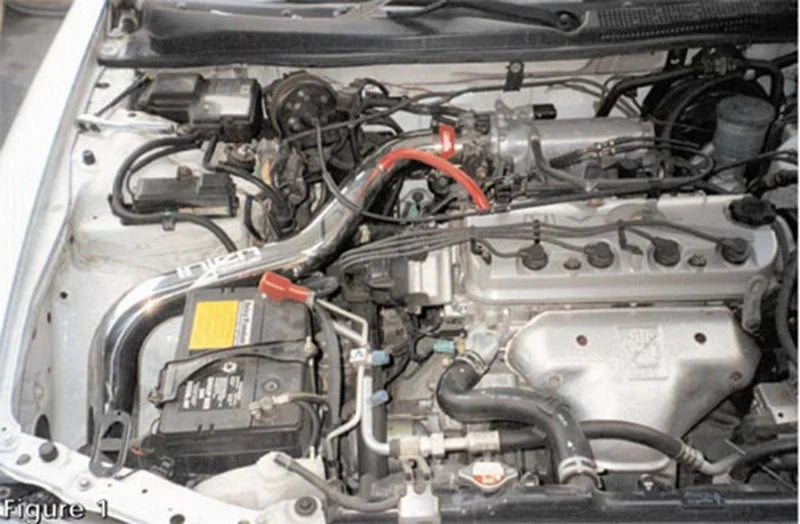 Injen 94-97 Accord 4 Cyl. Polished Cold Air Intake - Detail View