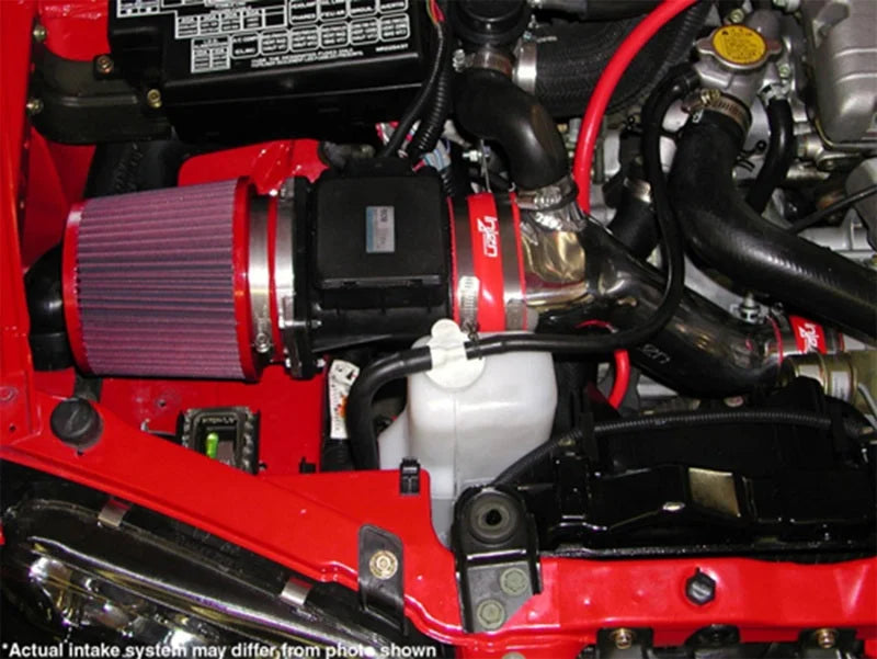 Injen 95-99 Eclipse Turbo Must Use Stock Blow Off Valve Polished Short Ram Intake - Detail View