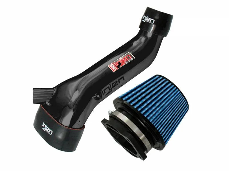 Injen 95-99 Mitsubishi Eclipse L4 2.0L Turbo Black IS Short Ram Cold Air Intake - Side View