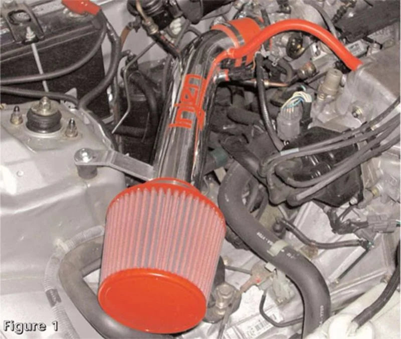 Injen 96-98 Civic Ex Hx EL(Canada) Polished Short Ram Intake - Back View