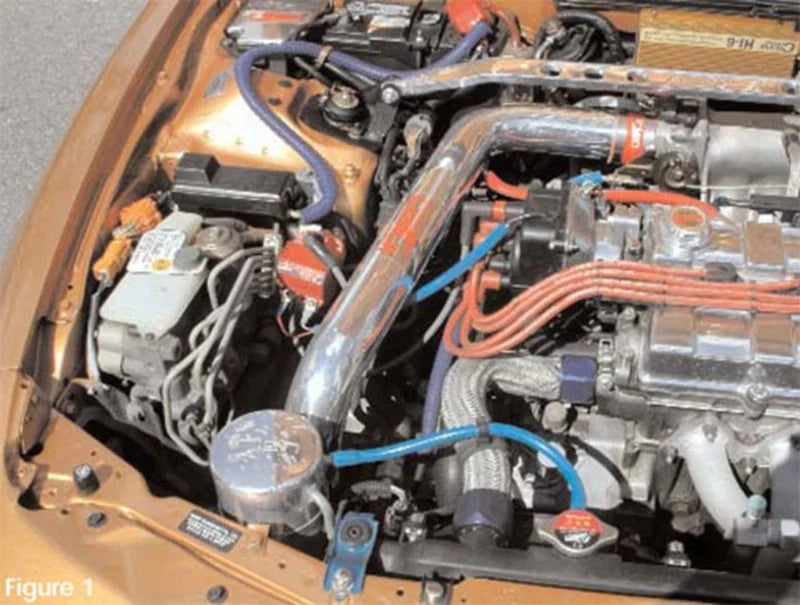 Injen 97-01 Integra Type R Polished Cold Air Intake - Detail View