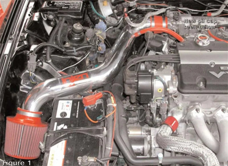 Injen 97-01 Prelude Polished Short Ram Intake - Detail View