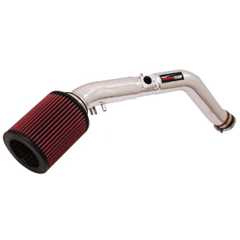 Injen 97-99 Tacoma 4 Cyl. only Wrinkle Black Power-Flow Air Intake System - Side View