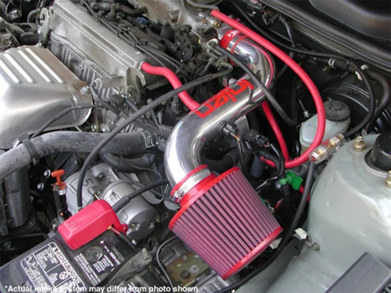 Injen 97-99 Toyota Camry L4 2.2L Black IS Short Ram Cold Air Intake - Back View