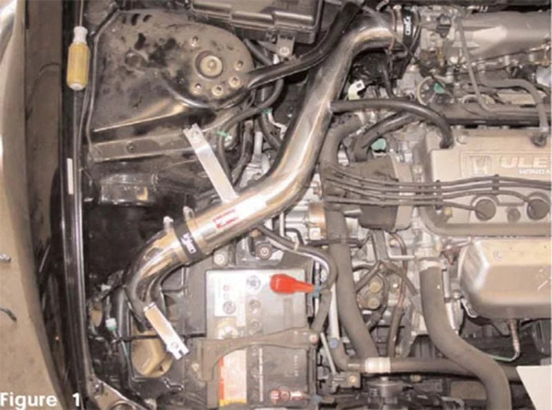 Injen 98-02 Honda Accord 2.3L Black Cold Air Intake - Side View