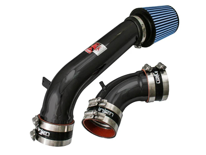 Injen 99-00 BMW 323 E46 2.5L/328 E46 2.8L / 01 325 2.5L Black Cold Air Intake **SPECIAL ORDER** - Side View