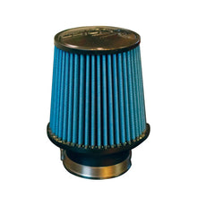 Load image into Gallery viewer, Injen AMSOIL Ea Nanofiber Dry Air Filter - 2.75 Filter 5 Base / 5 Tall / 4 Top - 40 Pleat - Side View