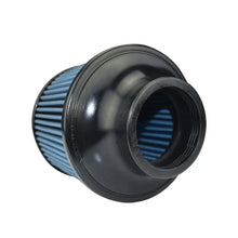 Load image into Gallery viewer, Injen AMSOIL Ea Nanofiber Dry Air Filter - 2.75 Filter 6 Base / 5 Tall / 5 Top - Back View