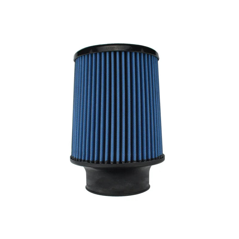 Injen AMSOIL Ea Nanofiber Dry Air Filter - 3 1/2 Filter 6  Base / 6 7/8 Tall / 5 1/2 Top - Side View