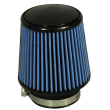 Load image into Gallery viewer, Injen AMSOIL Ea Nanofiber Dry Air Filter - 3 Filter 5 Base / 4 7/8 Tall / 4 Top - Side View