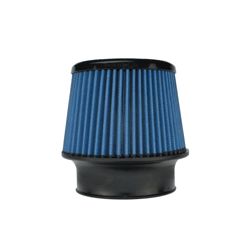 Injen AMSOIL Ea Nanofiber Dry Air Filter - 4.50 Filter 6.75 Base / 5 Tall / 5 Top - Side View