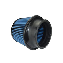 Load image into Gallery viewer, Injen AMSOIL Ea Nanofiber Dry Air Filter - 4.50 Filter 6.75 Base / 5 Tall / 5 Top - Back View