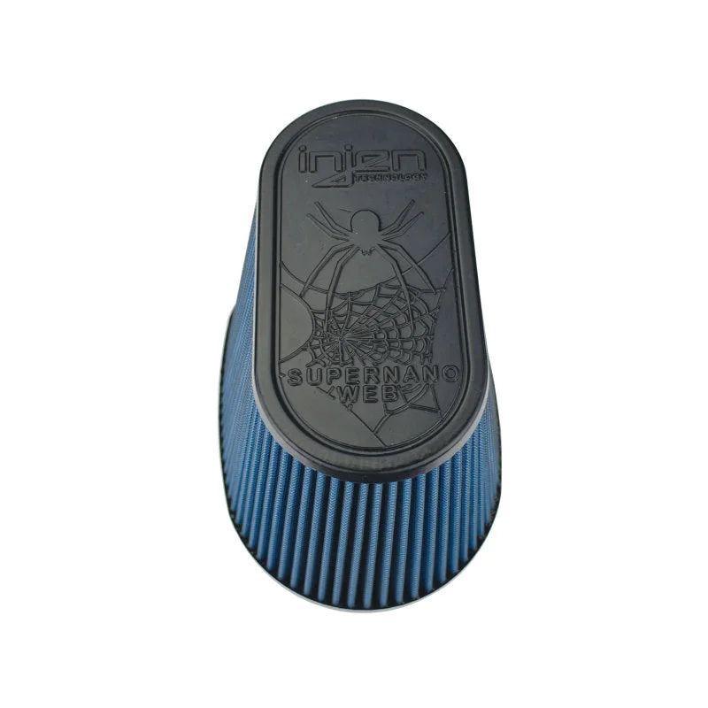 Injen AMSOIL Ea Nanofiber Dry Air Filter - 8 1/2 Oval Filter 9 1/2 Base / 6 1/4 Tall / 8 Top - Back View