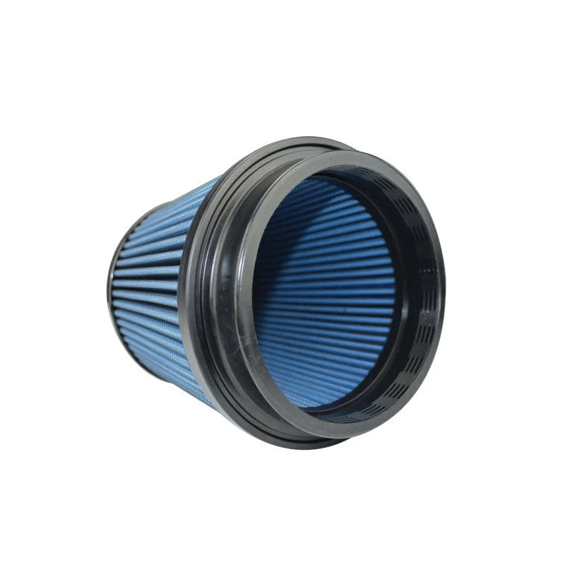 Injen AMSOIL Replacement Nanofiber Dry Air FIlter 5in Flange Diameter/6.5in Base/6in Height/70 Pleat - Side View