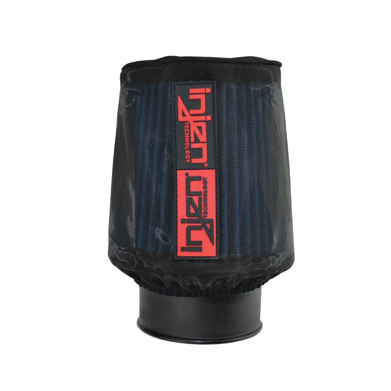 Injen Black Water Repellent Pre-Filter Fits X-1065 - Side View