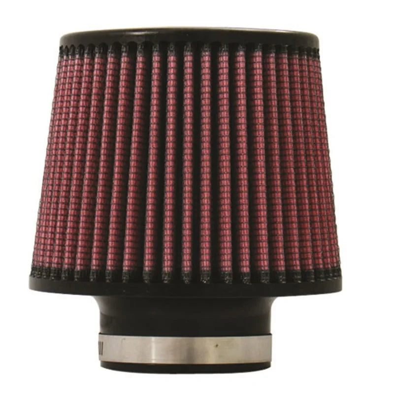 Injen High Performance Air Filter - 2.75 Black Filter 6 Base / 5 Tall / 5 Top - Side View