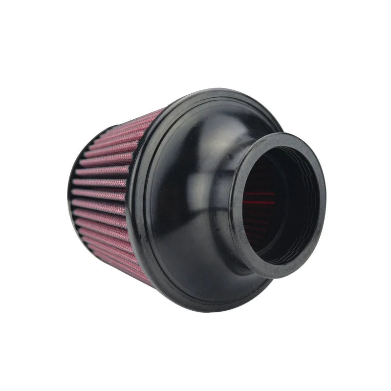 Injen High Performance Air Filter - 2.75 Black Filter 6 Base / 5 Tall / 5 Top - Back View