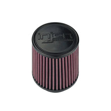 Load image into Gallery viewer, Injen High Performance Air Filter - 3 Black Filter 5 Base / 4 7/8 Tall / 4 Top - Back View