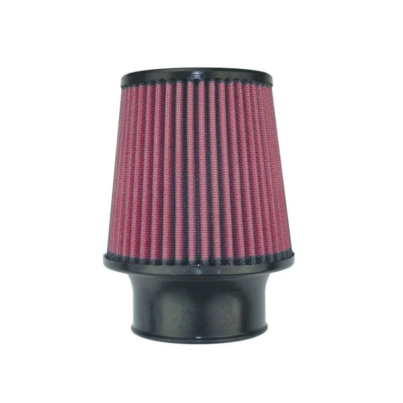 Injen High Performance Air Filter - 3.00 Black Filter 6 Base / 5 Tall / 4 Top - 45 Pleat - Main Product View