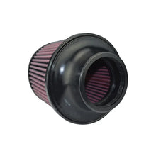 Load image into Gallery viewer, Injen High Performance Air Filter - 3.00 Black Filter 6 Base / 5 Tall / 5 Top - Back View