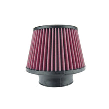 Load image into Gallery viewer, Injen High Performance Air Filter - 3.50 Black Filter 6 Base / 5 Tall / 5 Top - Side View