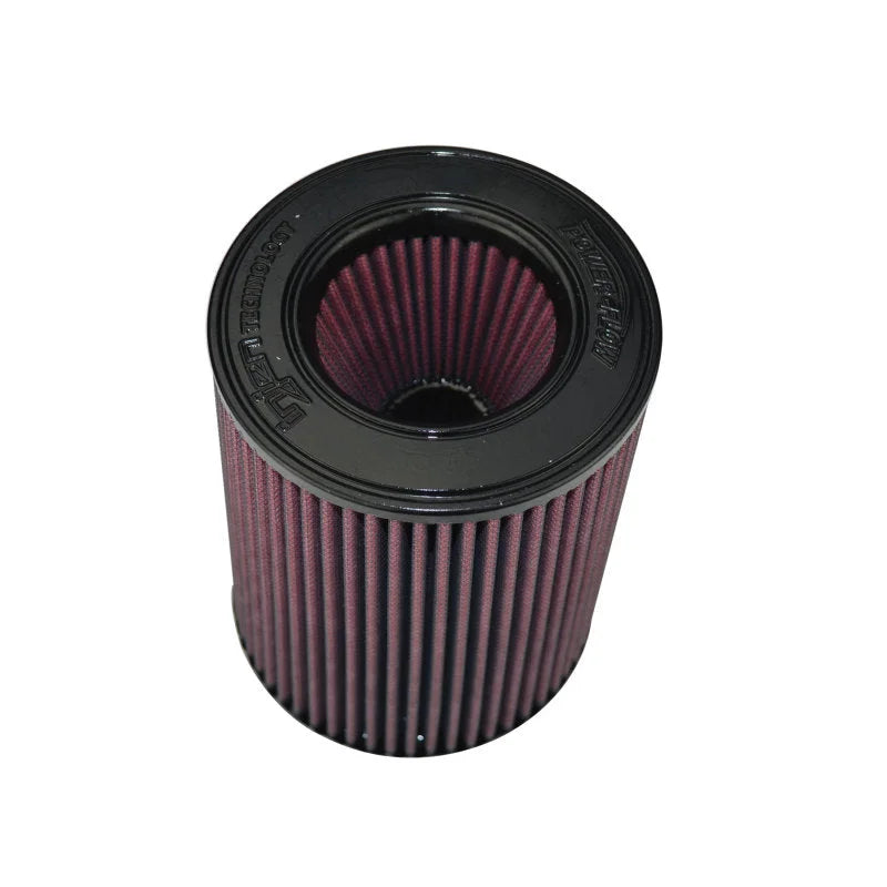 Injen High Performance Air Filter - 5 Black Filter 6 1/2 Base / 8 Tall / 5 1/2 Top - Installation View