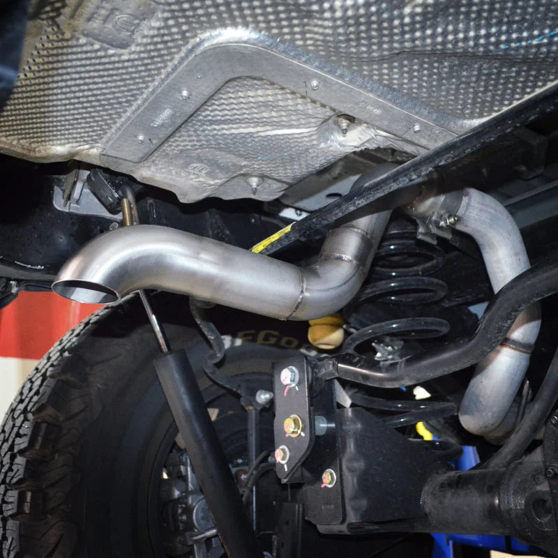 Injen Muffler Delete Kit fits 2018-2025 Jeep Wrangler JL 2.0L Turbo / 3.6L V6 - Side View