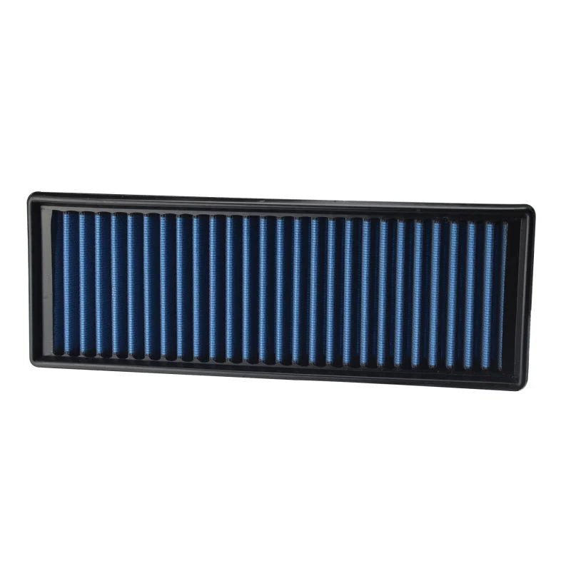 Injen NanoWeb Dry Air Filter 11.870 x 4.335 x 1.100 Tall Panel Filter - 32 pleats - Side View
