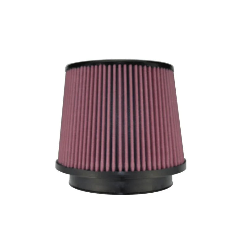 Injen Oiled Air Filter 6.0in Flange ID / 8.25in Base / 7.2in Media Height / 7.0in Top - Side View