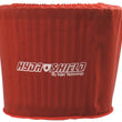 Load image into Gallery viewer, Injen Red Water Repellant Pre-Filter fits X-1015 X-1018 6.75in Base/5in Tall/5in Top - Side View