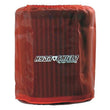 Load image into Gallery viewer, Injen Red Water Repellant Pre-Filter fits X-1021 6in Base / 6-7/8in Tall / 5-1/2in Top - Side View