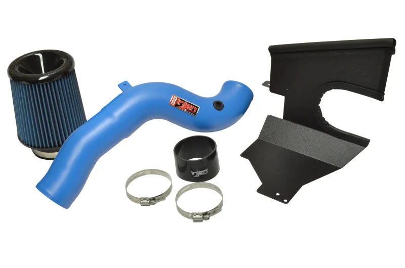 Injen Special Edition Blue Cold Air Intake fits 2016-2018 Ford Focus RS - Back View