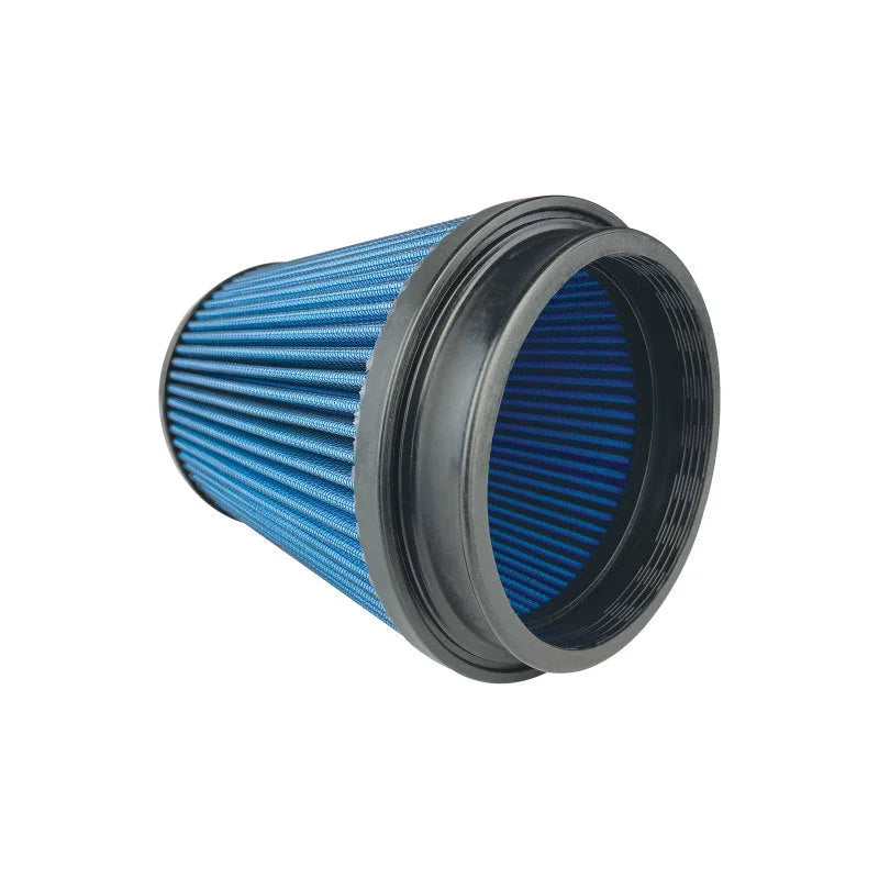 Injen Super-flow Web Nanofiber Dry Air FIlter-5in Neck/6-1/2in Base/7in Height/4-1/2in Top - Installation View