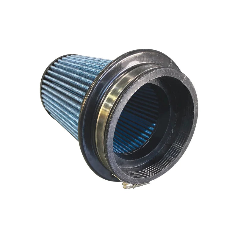 Injen SuperNano-Web Air Filter 4.0in ID/ 6.5in Twist Lock Base / 6.75in Height / 4in Top - Detail View
