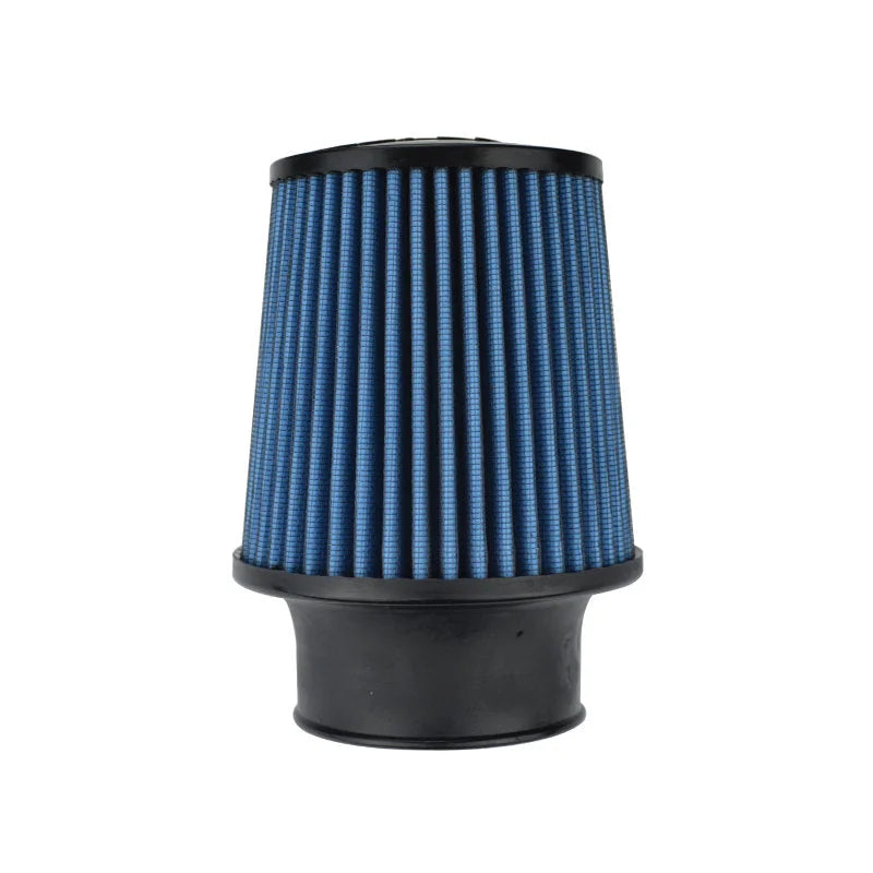 Injen SuperNano Web Dry Air Filter - 3.00 Filter 5 Base / 5 Tall / 4 Top - 45 Pleat - Side View