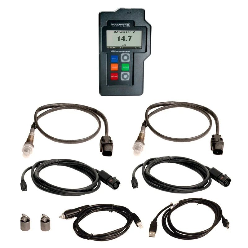 Innovate LM-2 Dual Basic Air/Fuel Ratio Wideband Meter - Back View