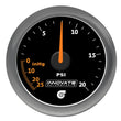 Load image into Gallery viewer, Innovate MTX Analog 20 PSI Vacuum/Boost Gauge Kit - Black Dial