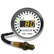 Load image into Gallery viewer, Innovate MTX-L PLUS Digital Air/Fuel Ratio Gauge Kit 8ft w/O2 Sensor - Side View