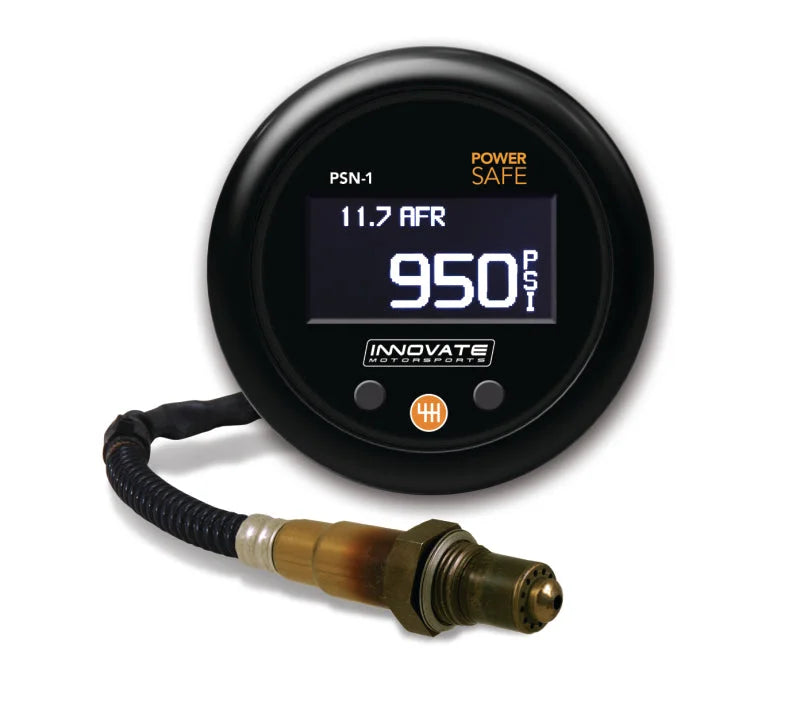 Innovate PSN-1 PowerSafe Nitrous Bottle Pressure / Wideband O2 Gauge Kit - Main Product View