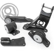 Load image into Gallery viewer, Innovative 00-07 Honda Insight K-Series Black Steel Mounts 75A Bushings (Auto to Manual)