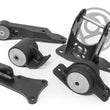 Load image into Gallery viewer, Innovative 00-07 Honda Insight K-Series Black Steel Mounts 95A Bushings (K24 Engine and K20 Trans)