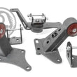 Load image into Gallery viewer, Innovative 00-09 Honda S2000 K-Series Black Steel Mounts 95A Bushings