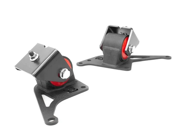 Innovative 01-05 Mazda Miata NB 1.8L Black Steel Replacement Mounts 60A Bushings (No Trans Mount) - Side View