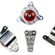 Load image into Gallery viewer, Innovative 02-06 Acura RSX K-Series Silver Aluminum Mounts 60A Bushings (Not K24 Trans) - Side View