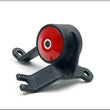 Load image into Gallery viewer, Innovative 02-11 Civic Si / 02-06 Acura RSX K-Series Black Steel 85A Bushing Front Mount / K-Series - Side View
