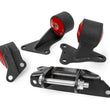 Load image into Gallery viewer, Innovative 86-89 Accord B-Series Black Steel Mounts 85A Bushings