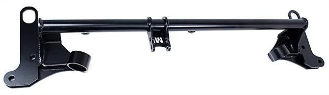 Innovative 88-91 Civic / CRX B/D-Series Black Steel Front Crossmember - Side View