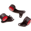 Load image into Gallery viewer, Innovative 88-91 Civic D-Series Black Steel Mounts 60A Bushings (Wagon 4WD Cable)