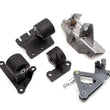 Load image into Gallery viewer, Innovative 88-91 Civic H-Series Black Steel Mounts 95A Bushings (Manual Hydro Actuator)